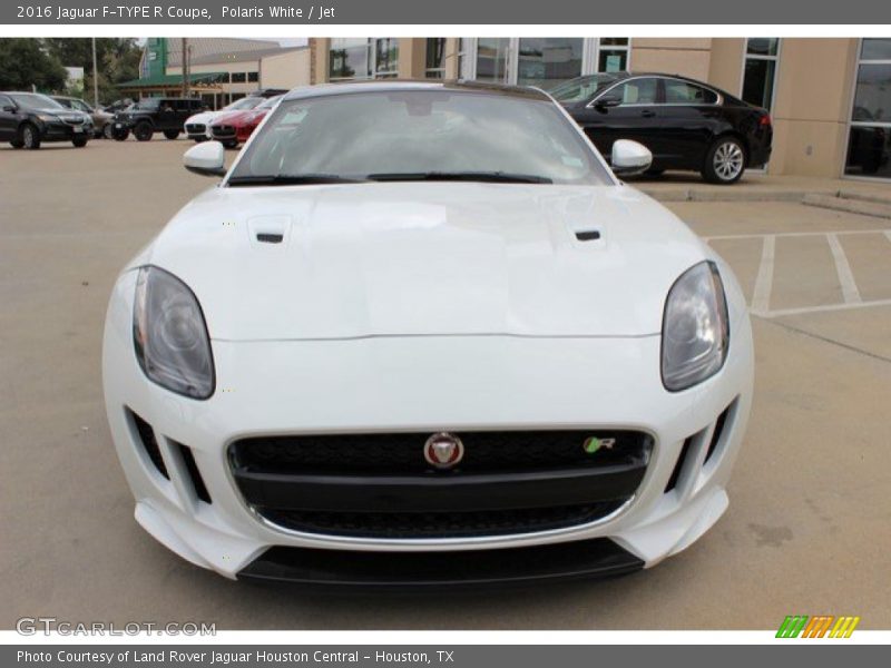 Polaris White / Jet 2016 Jaguar F-TYPE R Coupe