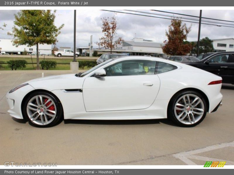 Polaris White / Jet 2016 Jaguar F-TYPE R Coupe