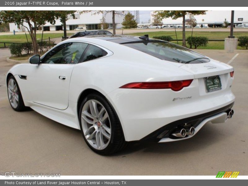 Polaris White / Jet 2016 Jaguar F-TYPE R Coupe