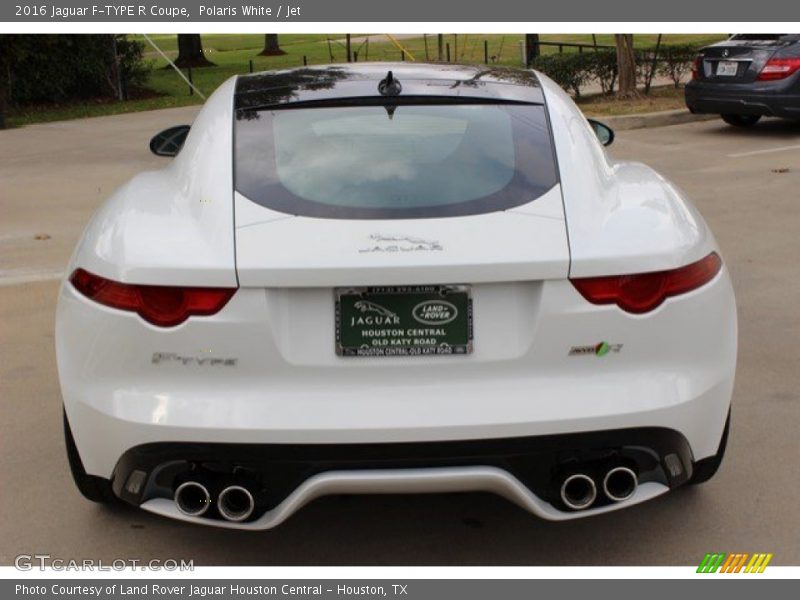 Polaris White / Jet 2016 Jaguar F-TYPE R Coupe
