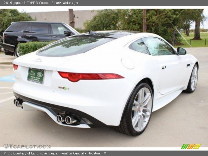 Polaris White / Jet 2016 Jaguar F-TYPE R Coupe