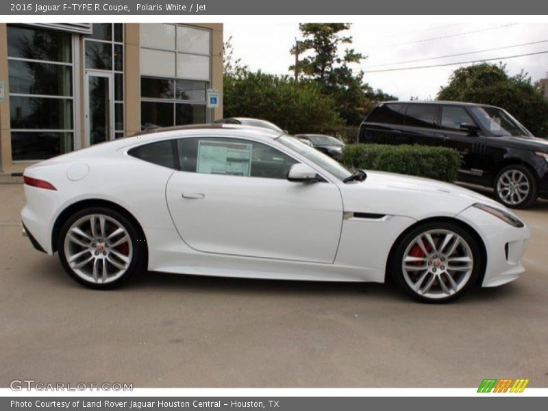 Polaris White / Jet 2016 Jaguar F-TYPE R Coupe