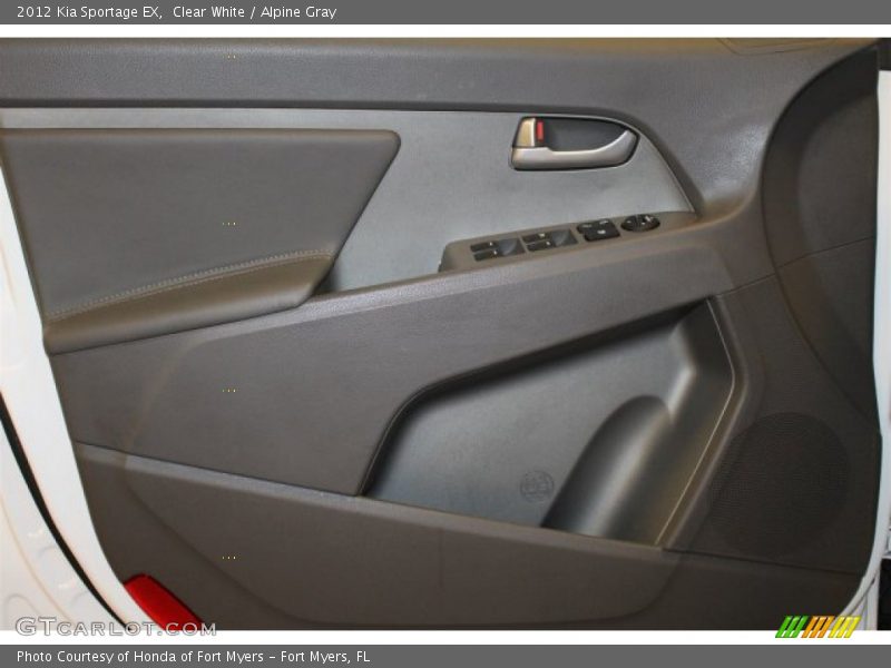 Clear White / Alpine Gray 2012 Kia Sportage EX