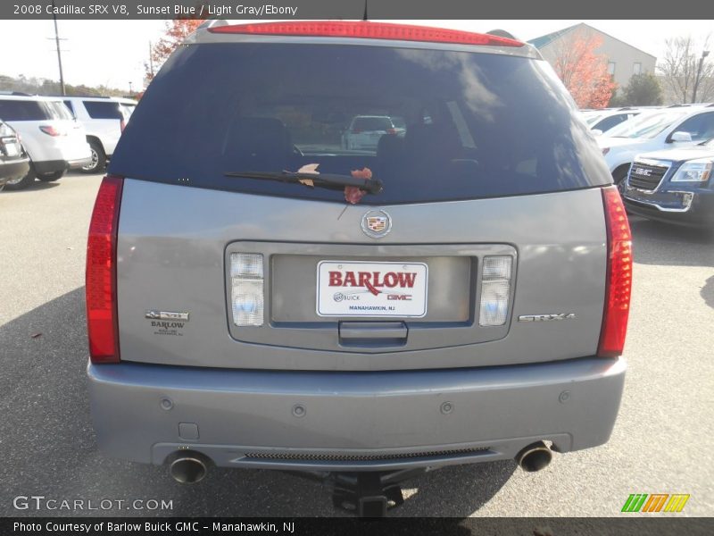 Sunset Blue / Light Gray/Ebony 2008 Cadillac SRX V8