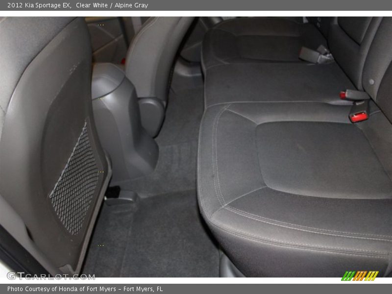 Clear White / Alpine Gray 2012 Kia Sportage EX