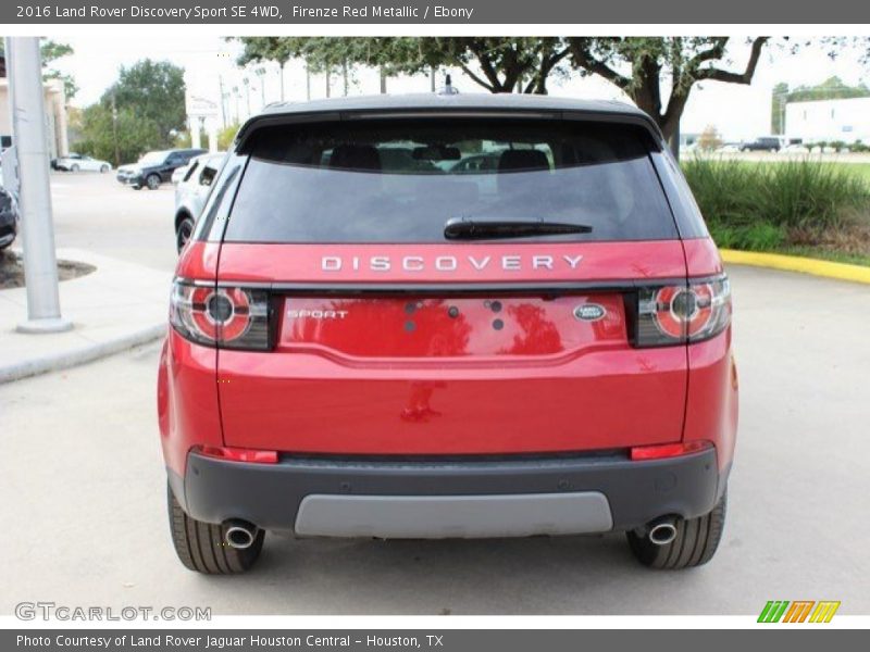 Firenze Red Metallic / Ebony 2016 Land Rover Discovery Sport SE 4WD