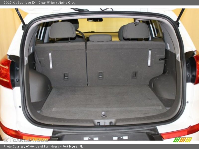 Clear White / Alpine Gray 2012 Kia Sportage EX