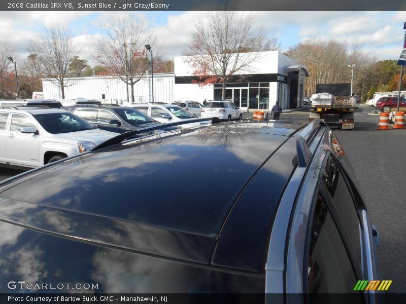Sunset Blue / Light Gray/Ebony 2008 Cadillac SRX V8