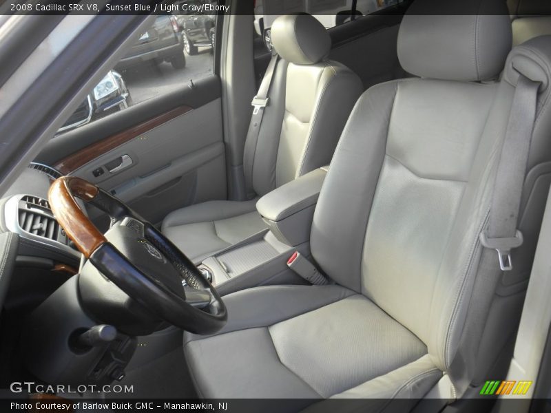 Sunset Blue / Light Gray/Ebony 2008 Cadillac SRX V8