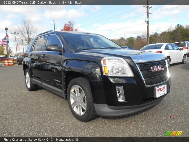 Carbon Black Metallic / Jet Black 2012 GMC Terrain SLE