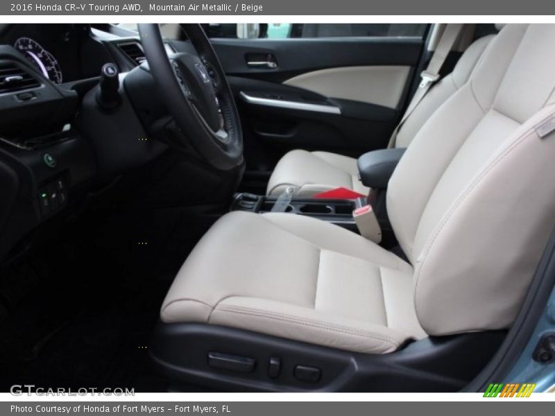 Front Seat of 2016 CR-V Touring AWD