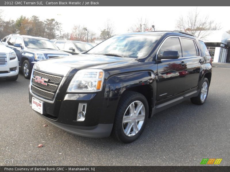 Carbon Black Metallic / Jet Black 2012 GMC Terrain SLE