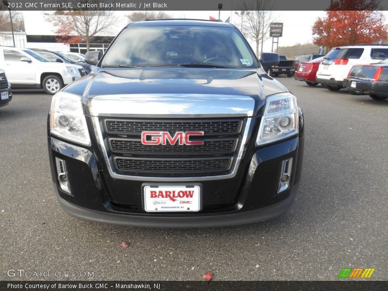 Carbon Black Metallic / Jet Black 2012 GMC Terrain SLE