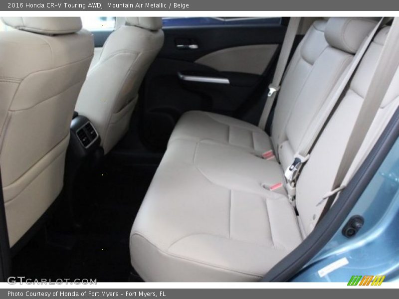 Rear Seat of 2016 CR-V Touring AWD