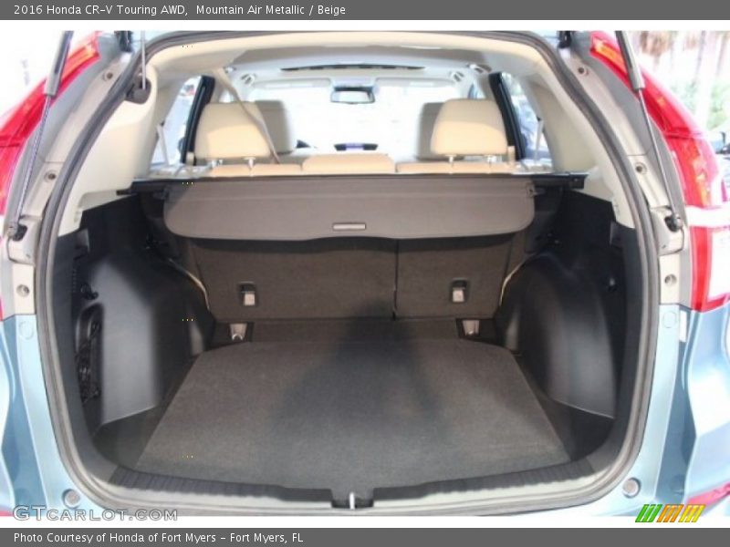 Mountain Air Metallic / Beige 2016 Honda CR-V Touring AWD