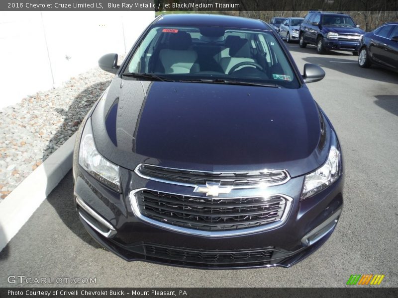 Blue Ray Metallic / Jet Black/Medium Titanium 2016 Chevrolet Cruze Limited LS