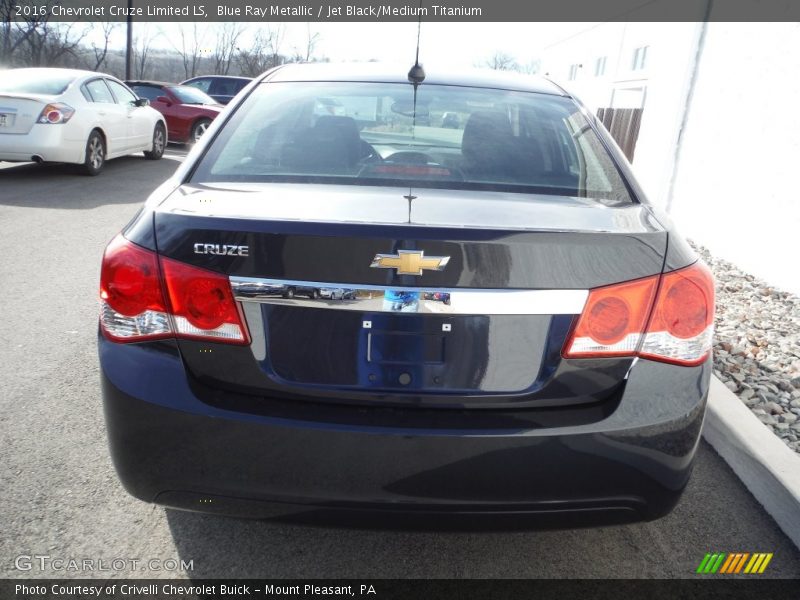 Blue Ray Metallic / Jet Black/Medium Titanium 2016 Chevrolet Cruze Limited LS