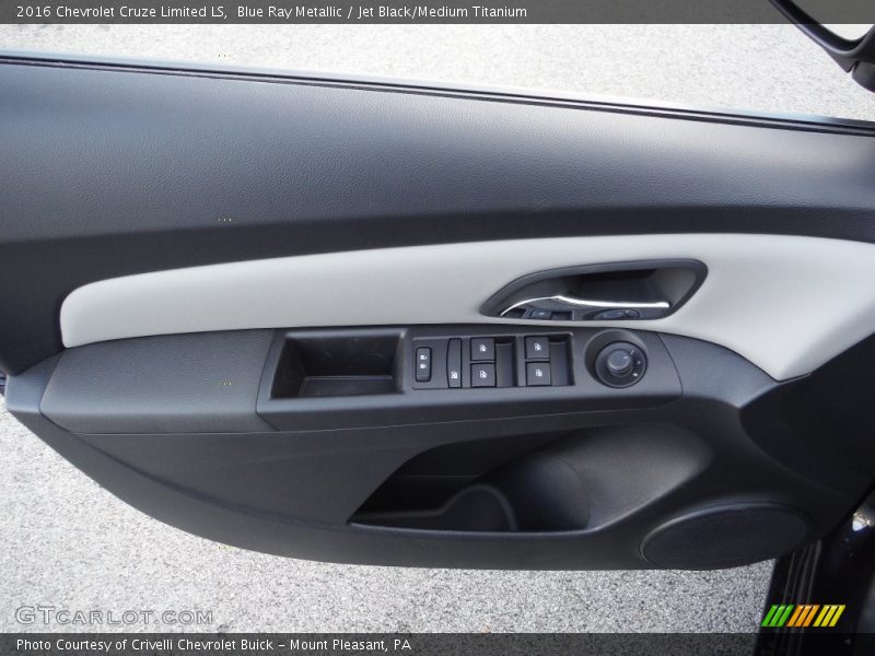 Blue Ray Metallic / Jet Black/Medium Titanium 2016 Chevrolet Cruze Limited LS