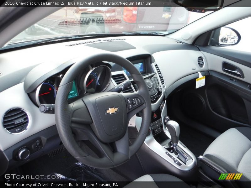 Blue Ray Metallic / Jet Black/Medium Titanium 2016 Chevrolet Cruze Limited LS
