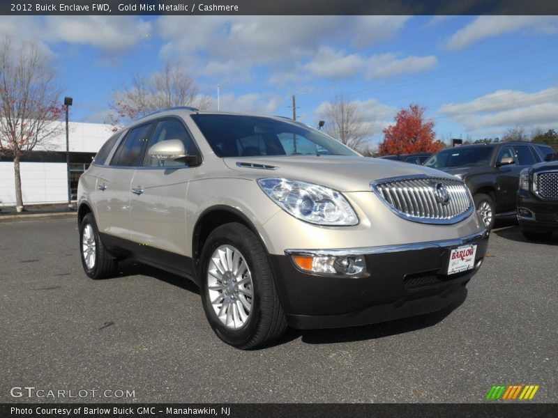 Gold Mist Metallic / Cashmere 2012 Buick Enclave FWD