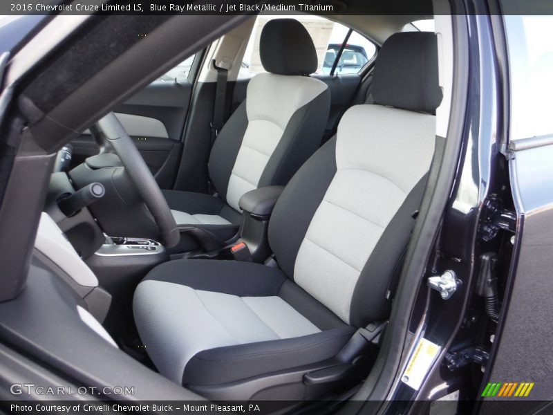 Blue Ray Metallic / Jet Black/Medium Titanium 2016 Chevrolet Cruze Limited LS