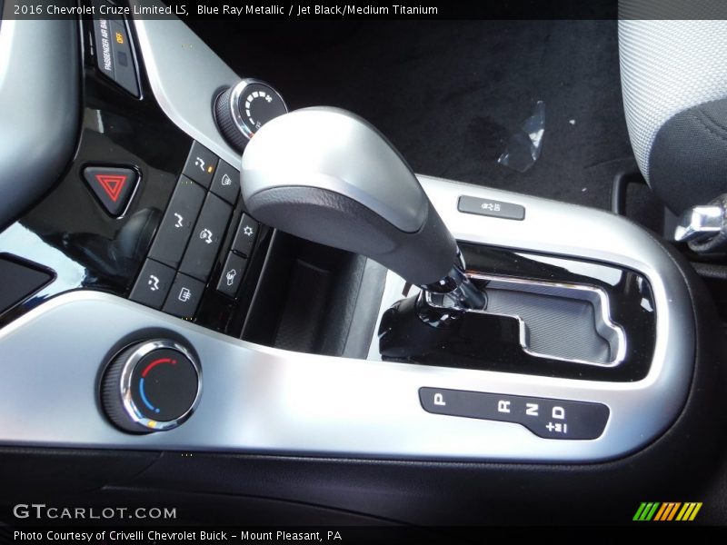 Blue Ray Metallic / Jet Black/Medium Titanium 2016 Chevrolet Cruze Limited LS