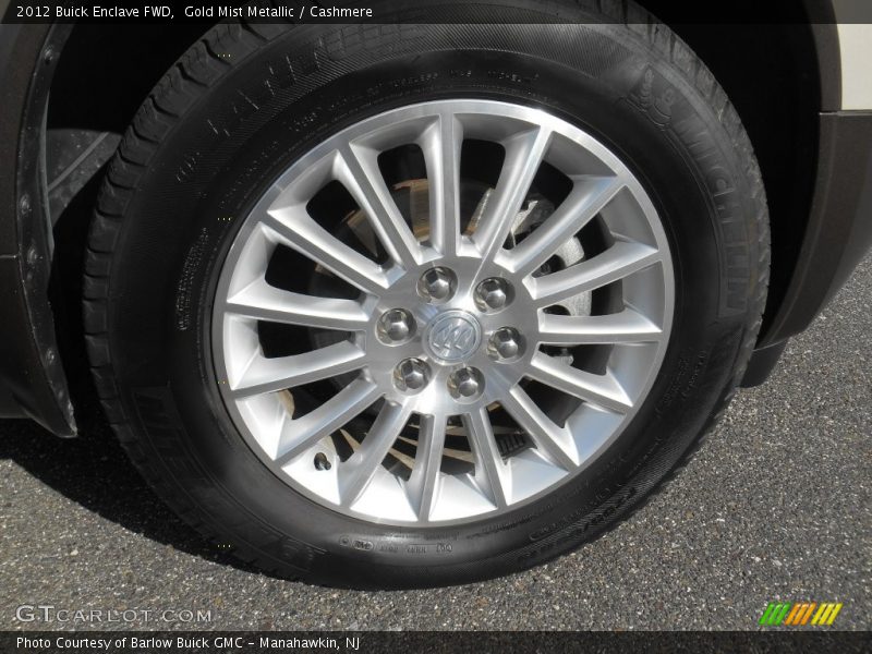 Gold Mist Metallic / Cashmere 2012 Buick Enclave FWD