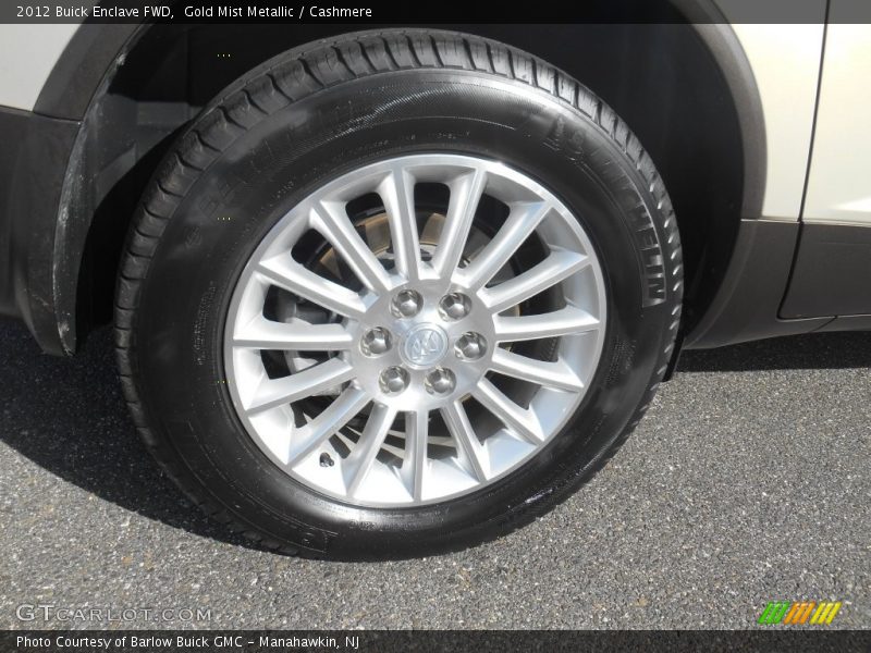 Gold Mist Metallic / Cashmere 2012 Buick Enclave FWD