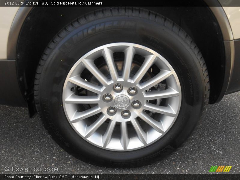 Gold Mist Metallic / Cashmere 2012 Buick Enclave FWD