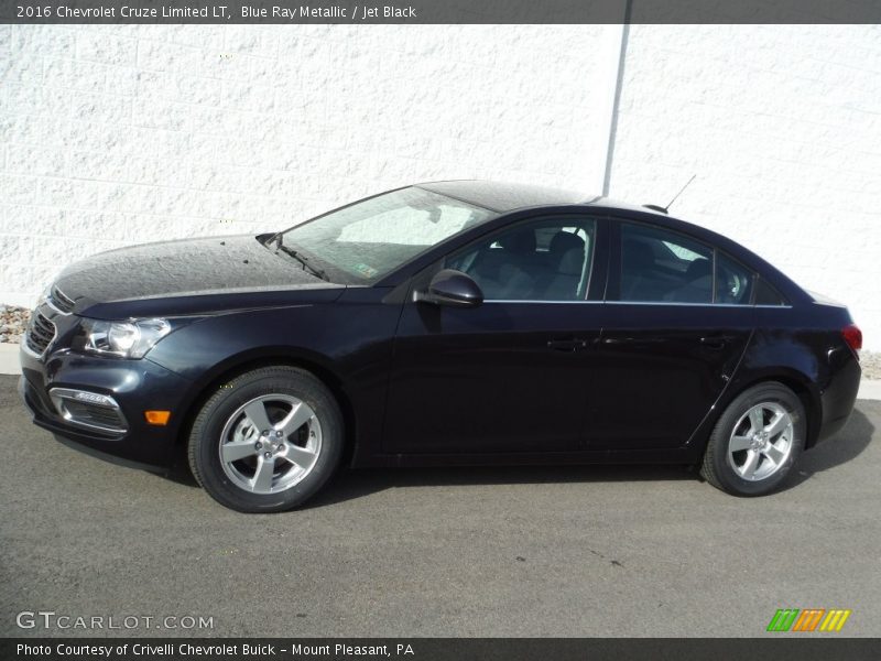 Blue Ray Metallic / Jet Black 2016 Chevrolet Cruze Limited LT