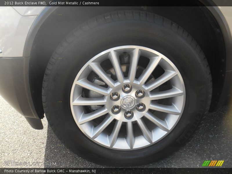 Gold Mist Metallic / Cashmere 2012 Buick Enclave FWD