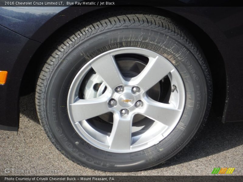 Blue Ray Metallic / Jet Black 2016 Chevrolet Cruze Limited LT