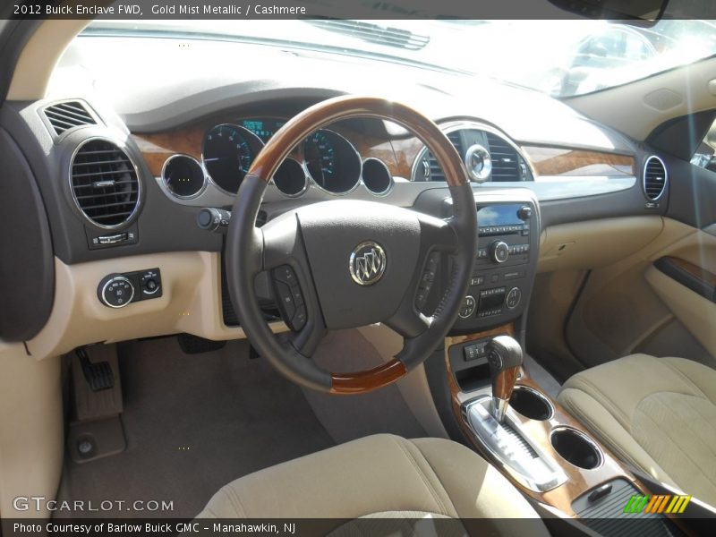 Gold Mist Metallic / Cashmere 2012 Buick Enclave FWD