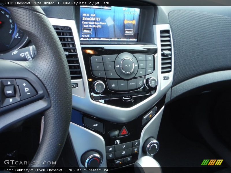 Blue Ray Metallic / Jet Black 2016 Chevrolet Cruze Limited LT