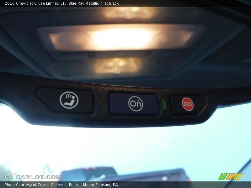Blue Ray Metallic / Jet Black 2016 Chevrolet Cruze Limited LT