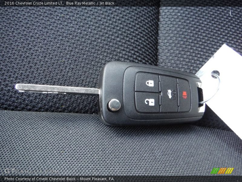 Blue Ray Metallic / Jet Black 2016 Chevrolet Cruze Limited LT