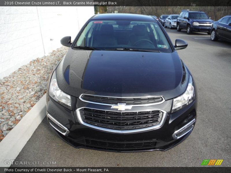 Black Granite Metallic / Jet Black 2016 Chevrolet Cruze Limited LT