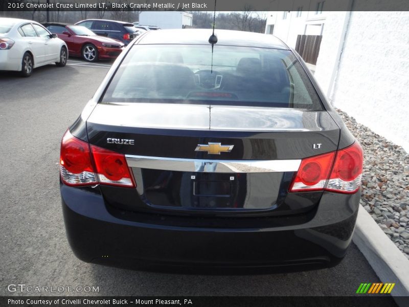 Black Granite Metallic / Jet Black 2016 Chevrolet Cruze Limited LT