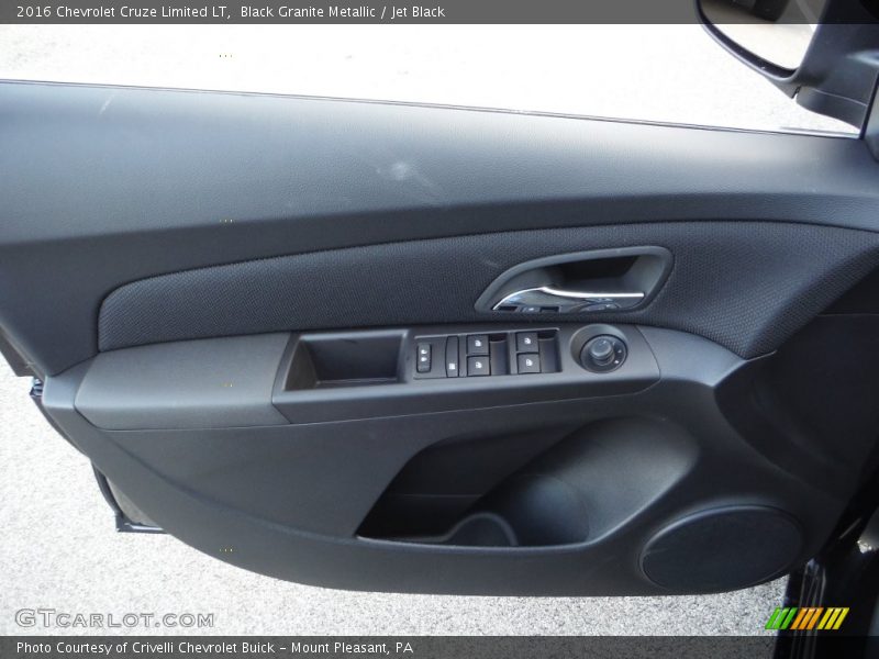 Black Granite Metallic / Jet Black 2016 Chevrolet Cruze Limited LT