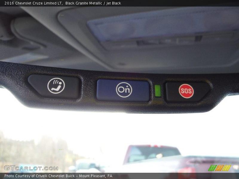 Black Granite Metallic / Jet Black 2016 Chevrolet Cruze Limited LT
