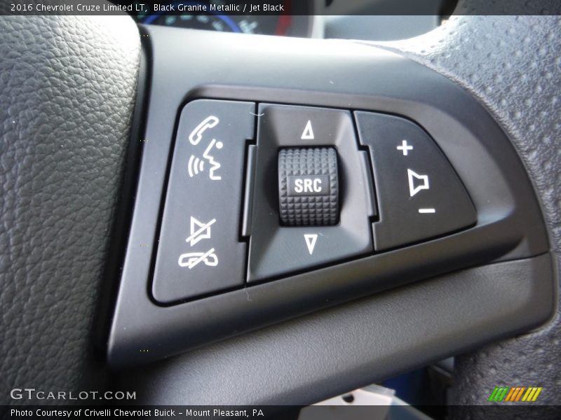 Black Granite Metallic / Jet Black 2016 Chevrolet Cruze Limited LT