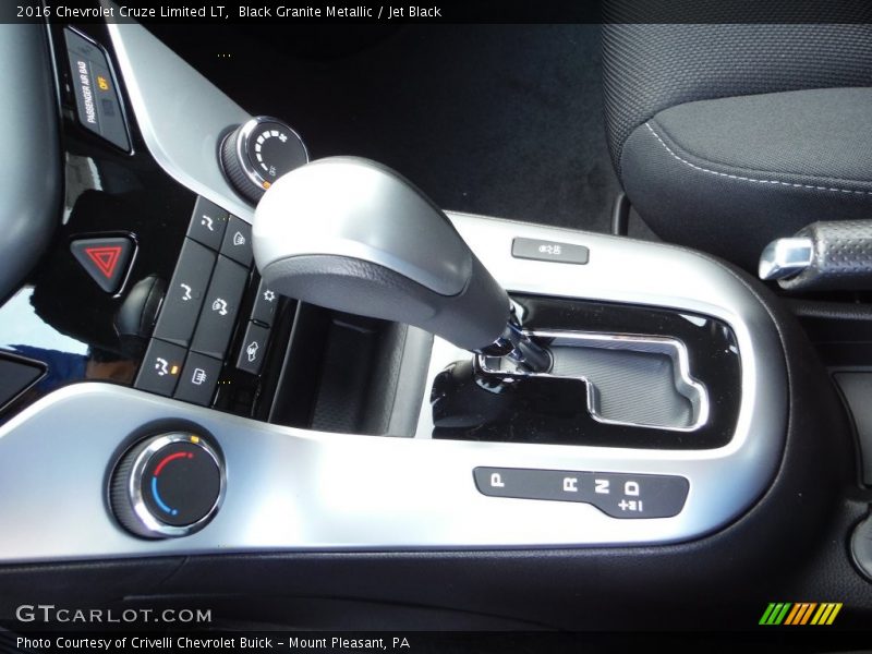 Black Granite Metallic / Jet Black 2016 Chevrolet Cruze Limited LT