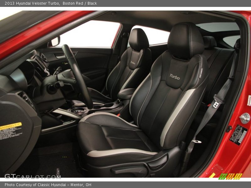 Boston Red / Black 2013 Hyundai Veloster Turbo