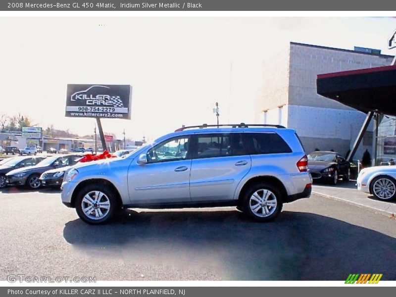 Iridium Silver Metallic / Black 2008 Mercedes-Benz GL 450 4Matic