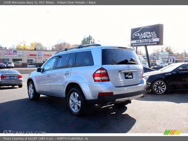 Iridium Silver Metallic / Black 2008 Mercedes-Benz GL 450 4Matic