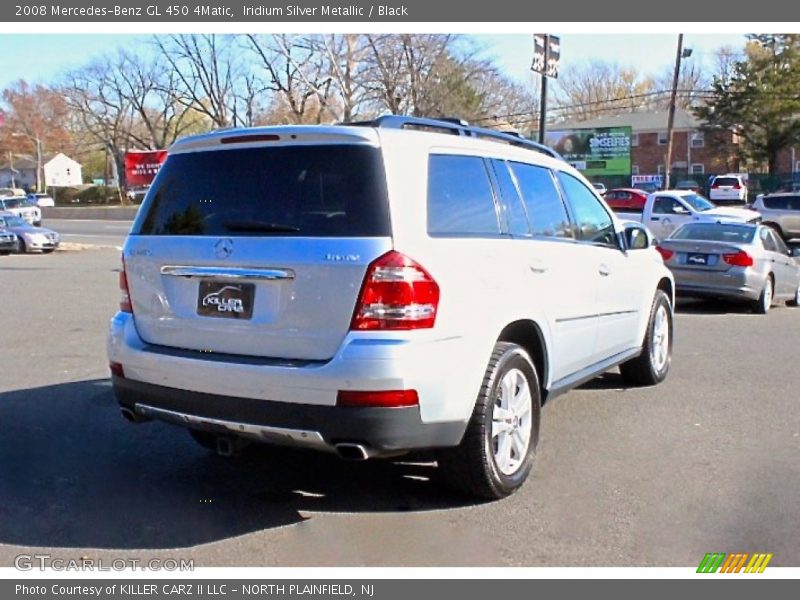 Iridium Silver Metallic / Black 2008 Mercedes-Benz GL 450 4Matic