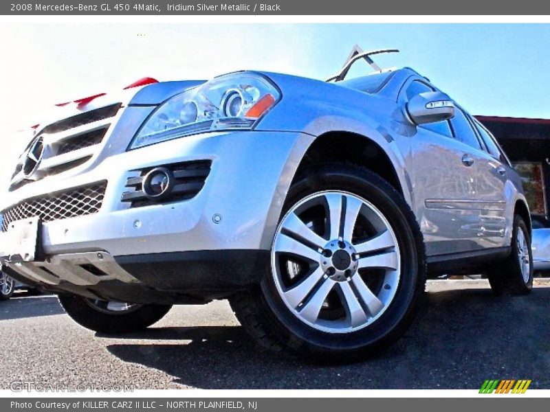 Iridium Silver Metallic / Black 2008 Mercedes-Benz GL 450 4Matic