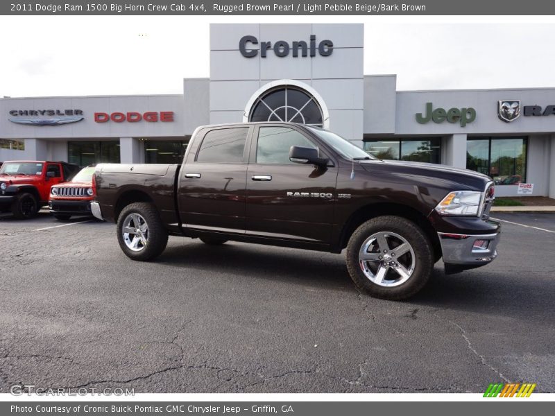 Rugged Brown Pearl / Light Pebble Beige/Bark Brown 2011 Dodge Ram 1500 Big Horn Crew Cab 4x4