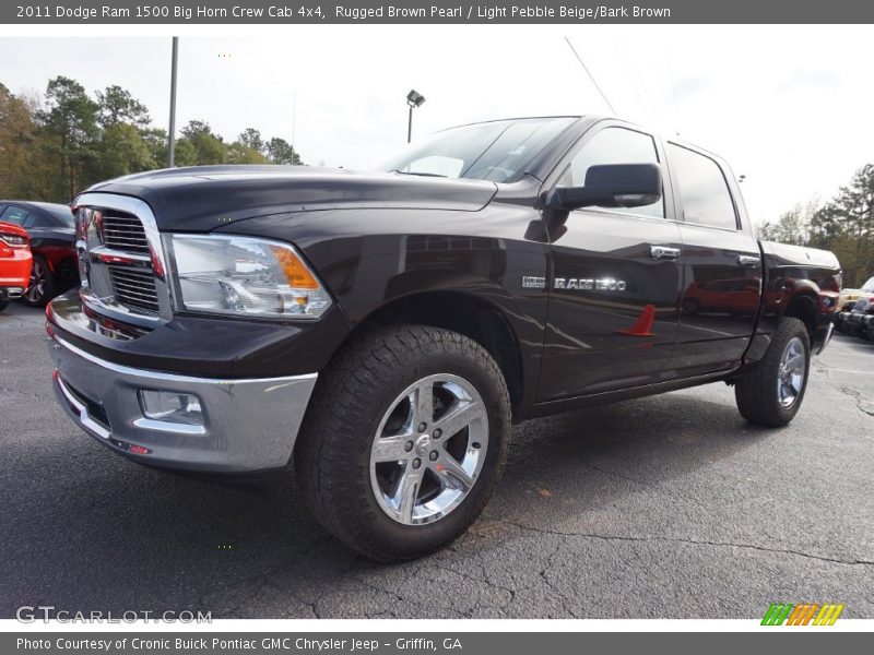 Rugged Brown Pearl / Light Pebble Beige/Bark Brown 2011 Dodge Ram 1500 Big Horn Crew Cab 4x4
