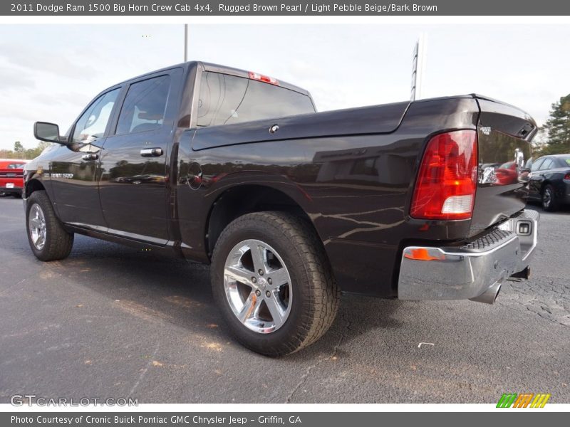 Rugged Brown Pearl / Light Pebble Beige/Bark Brown 2011 Dodge Ram 1500 Big Horn Crew Cab 4x4